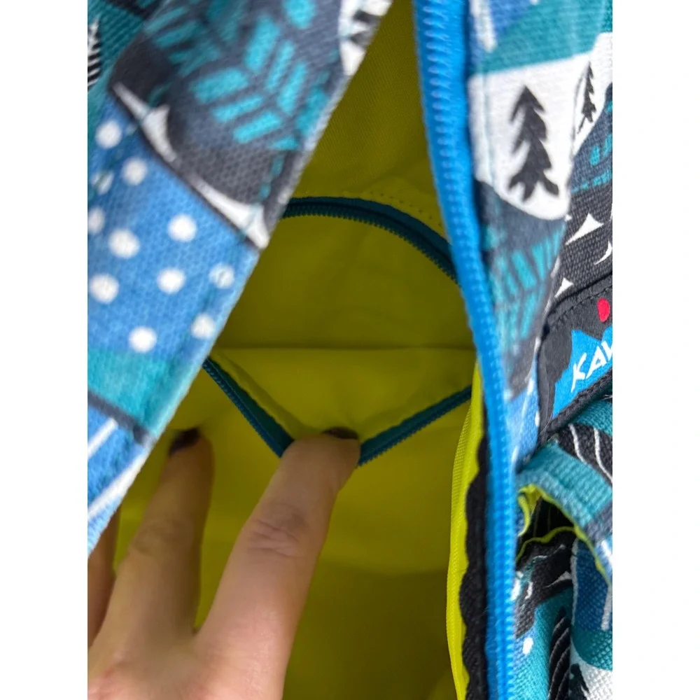 KAVU Teal Rope Bag Sling Backpack Unisex OS Outdoors Festival Concert Hiking